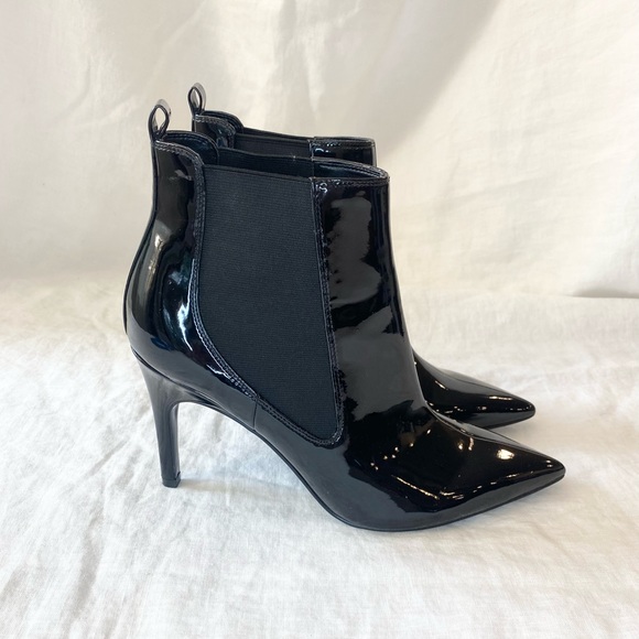 Nine West Joliee Stiletto Patent Leather Ankle Boot - Picture 5 of 16
